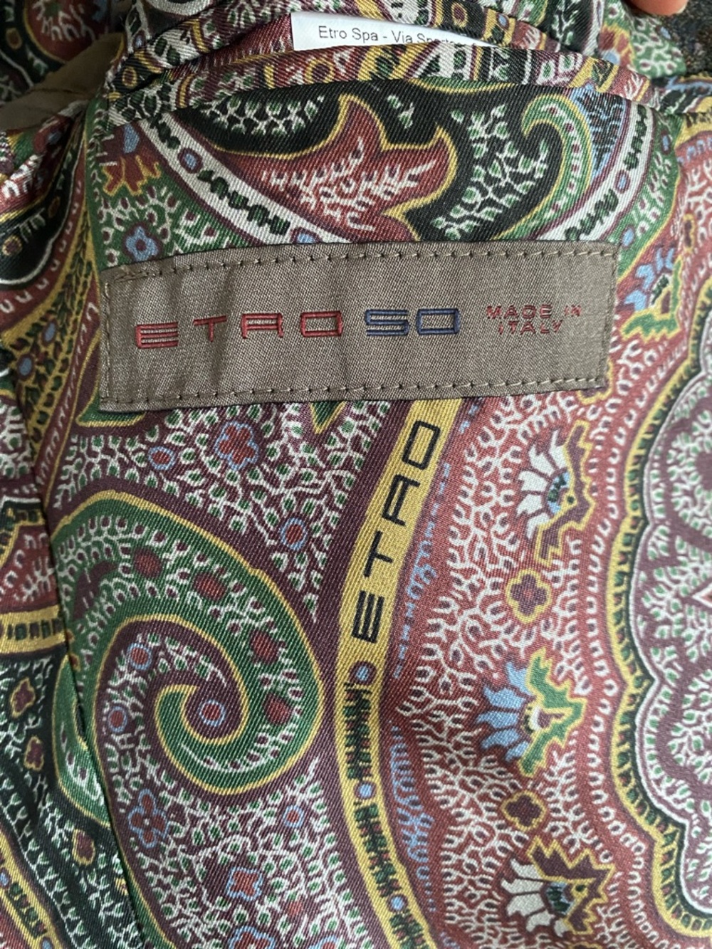 ETRO Paisley Wool–Silk Blazer | Made in Italy - Picture 7 of 15